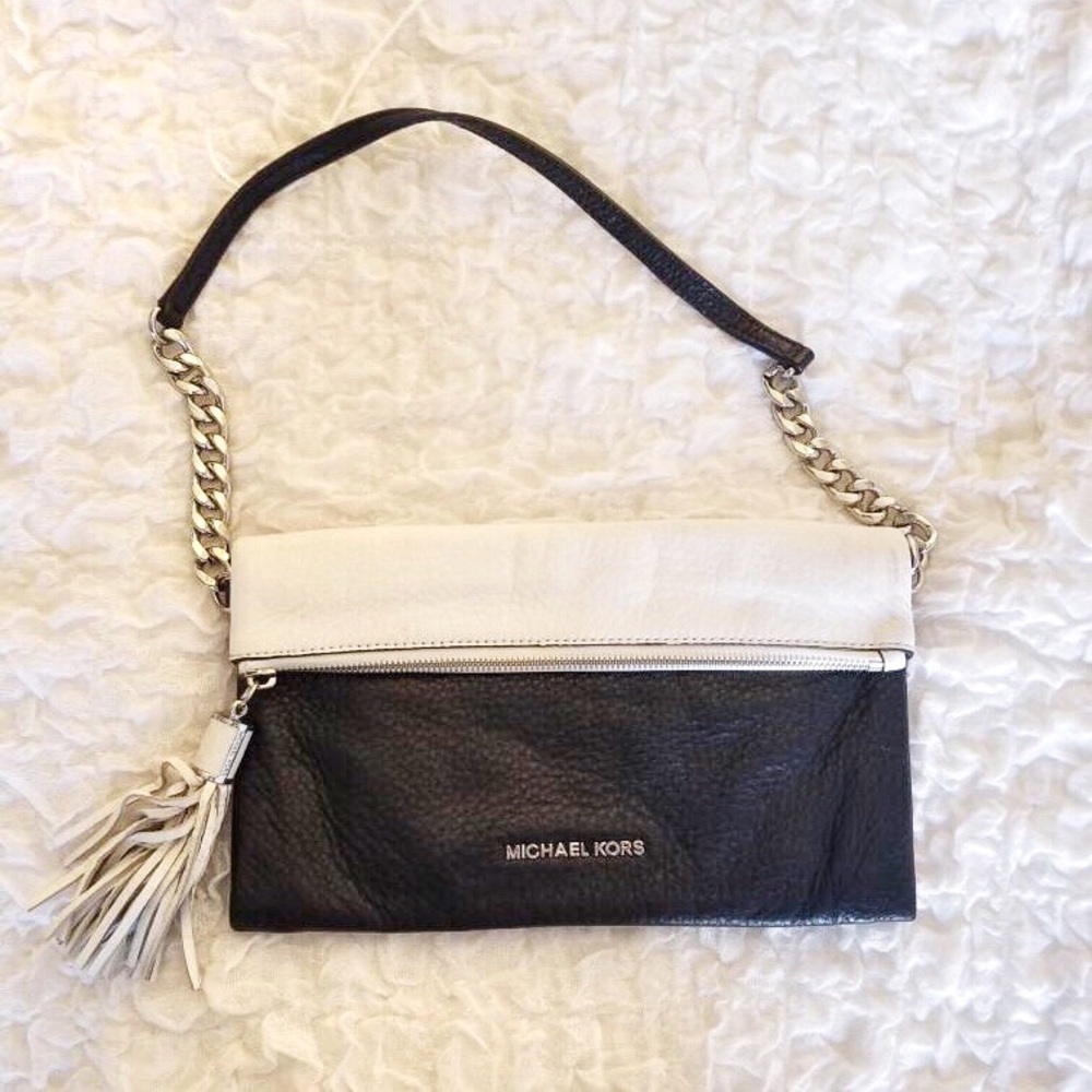 Michael Kors Black & White Shoulder Bag